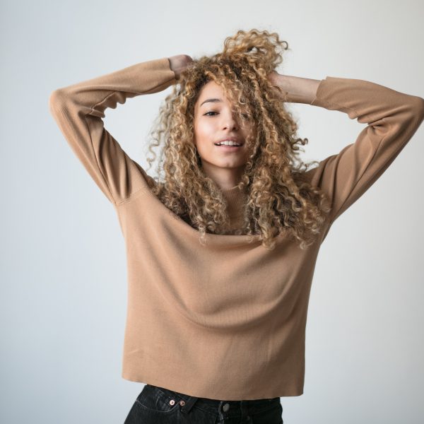 Beautiful woman posing